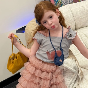 夏カタツムリ柄ベスト