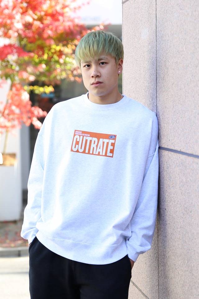 CUTRATE BOX LOGO CREW NECK SW