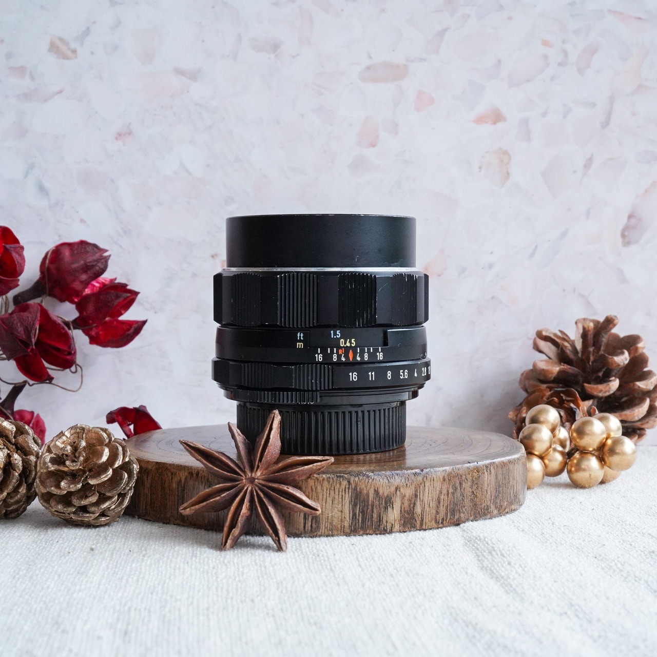 【美品】Super Multi Takumar 55mm f1.8　オールドレンズ 　タクマー銘玉　