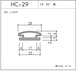 HC-29（CR 60° 黒）L=2500㎜  10本セット