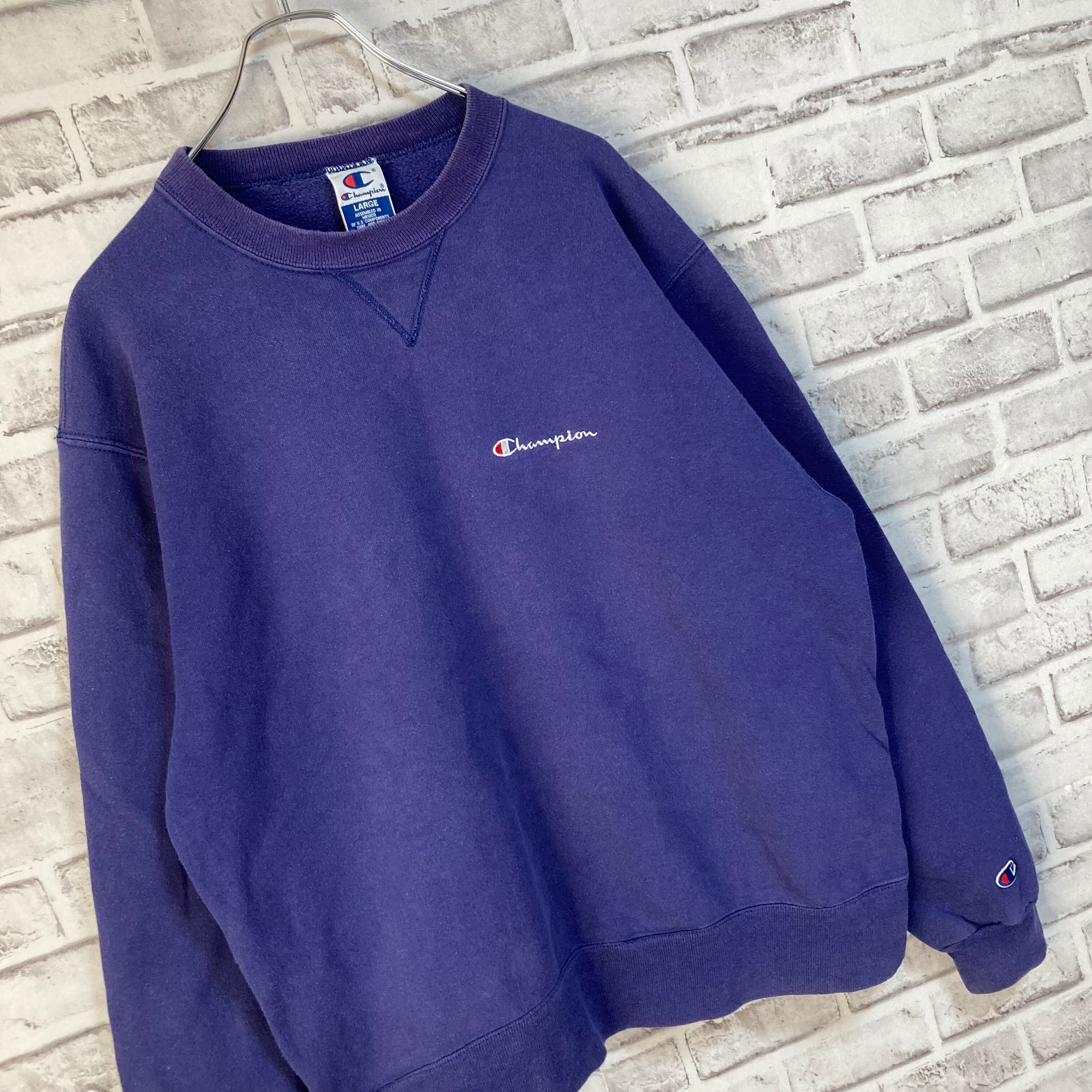 Champion】L/S Sweat L 90s チャンピオン スウェット トレーナー 刺繍