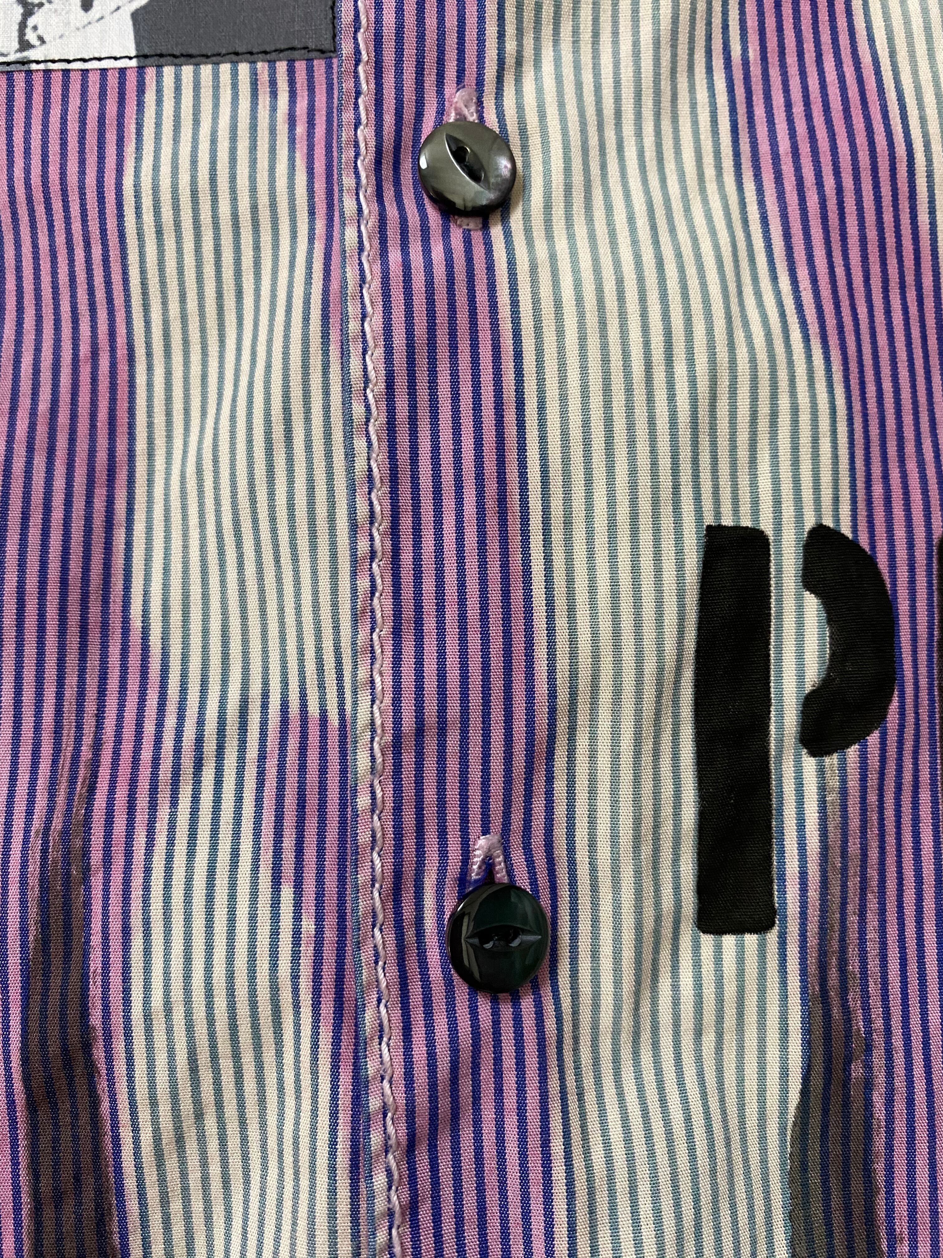 アナーキーシャツ Anarchy shirt ピンク系 Lサイズ | BLUE BLACK