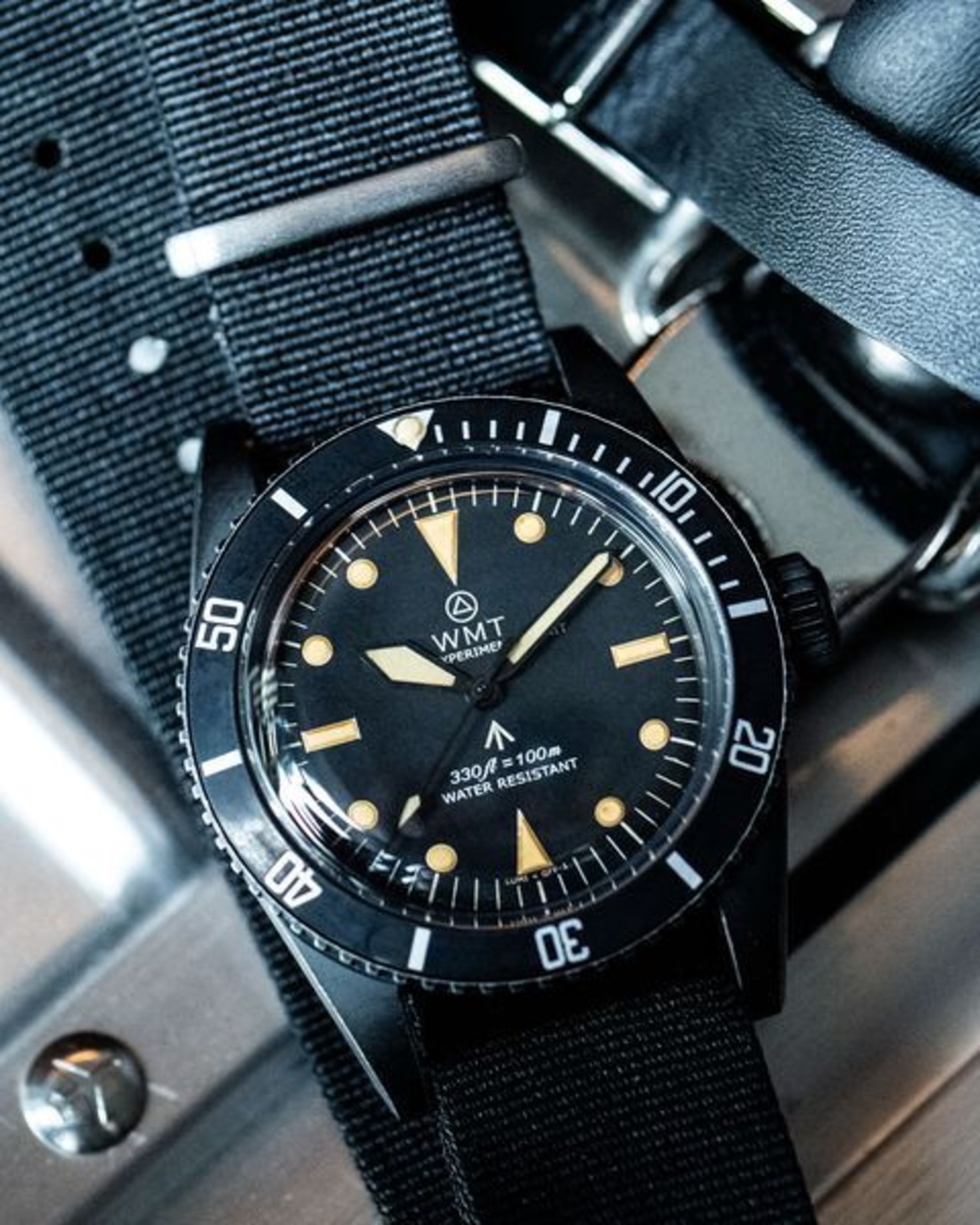 WMT WATCHES Sea Diver – Royal Navy / Black Edition ( Aged ) Limited 50 pcs