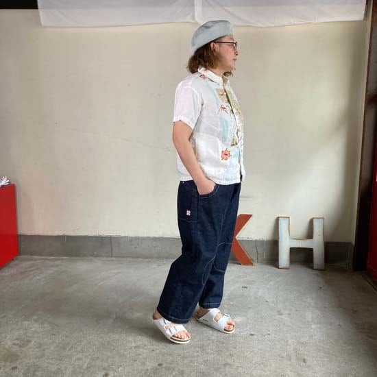 快晴堂 メンズ レディース シャツ HAYATE カロハプリント Florida柄