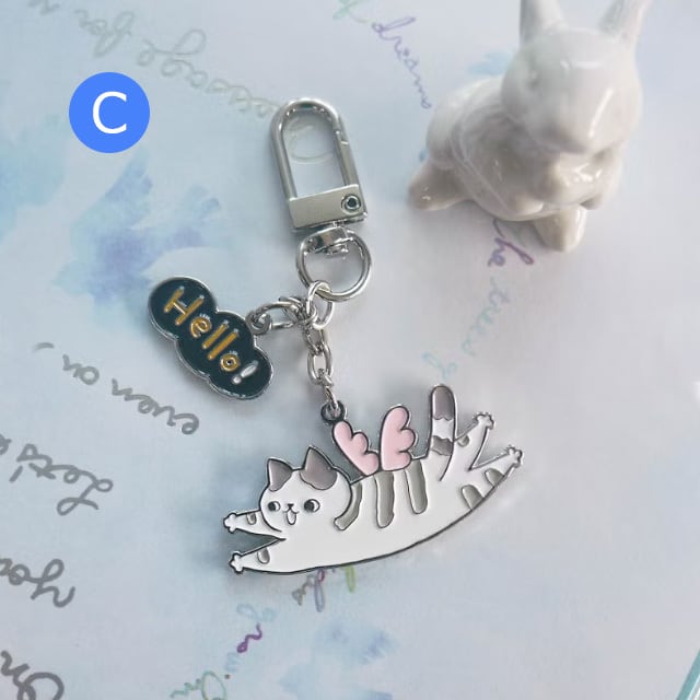 0-Cat キーチェーン ホルダー | 猫式×台灣 台湾雑貨 猫雑貨の通販サイト