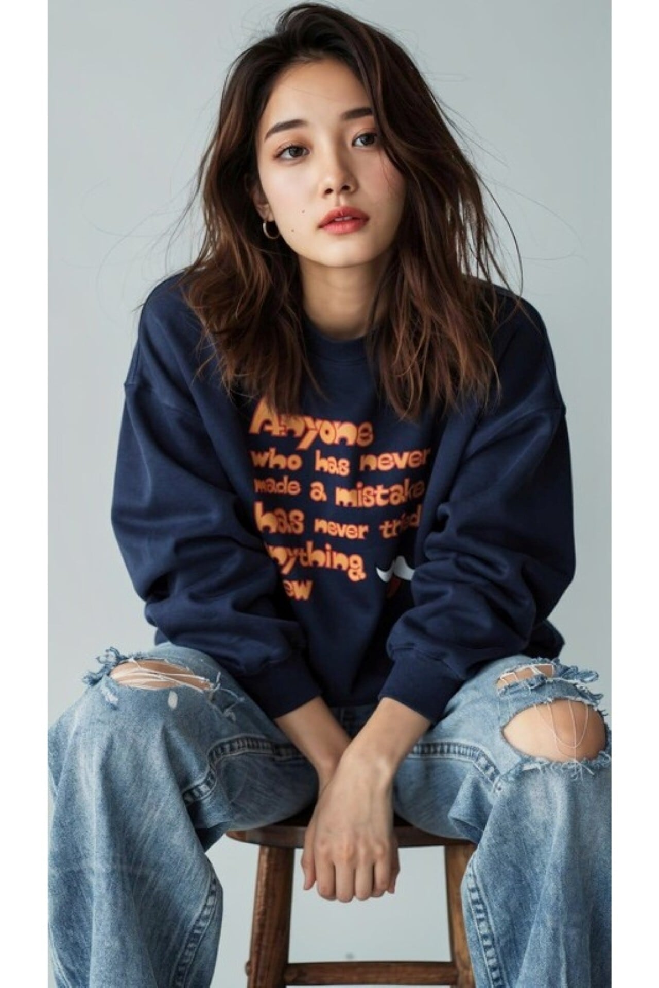 DHD(C)011【スウェット（インディゴ）　アインシュタインⅠ】