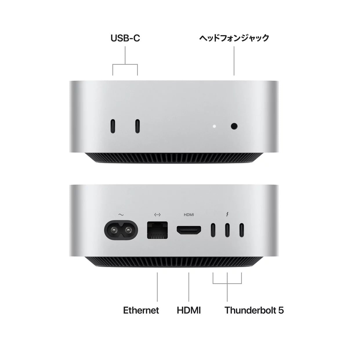 Apple/Mac mini M4 10コアCPU&10コアGPU/16GBメモリ/256GB SSD/MU9D3J