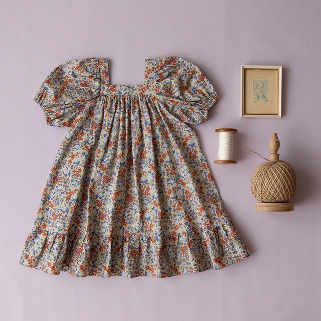 ウィークエンドドレス 90size ベビーと子供服の型紙 Sani Pattern Shop