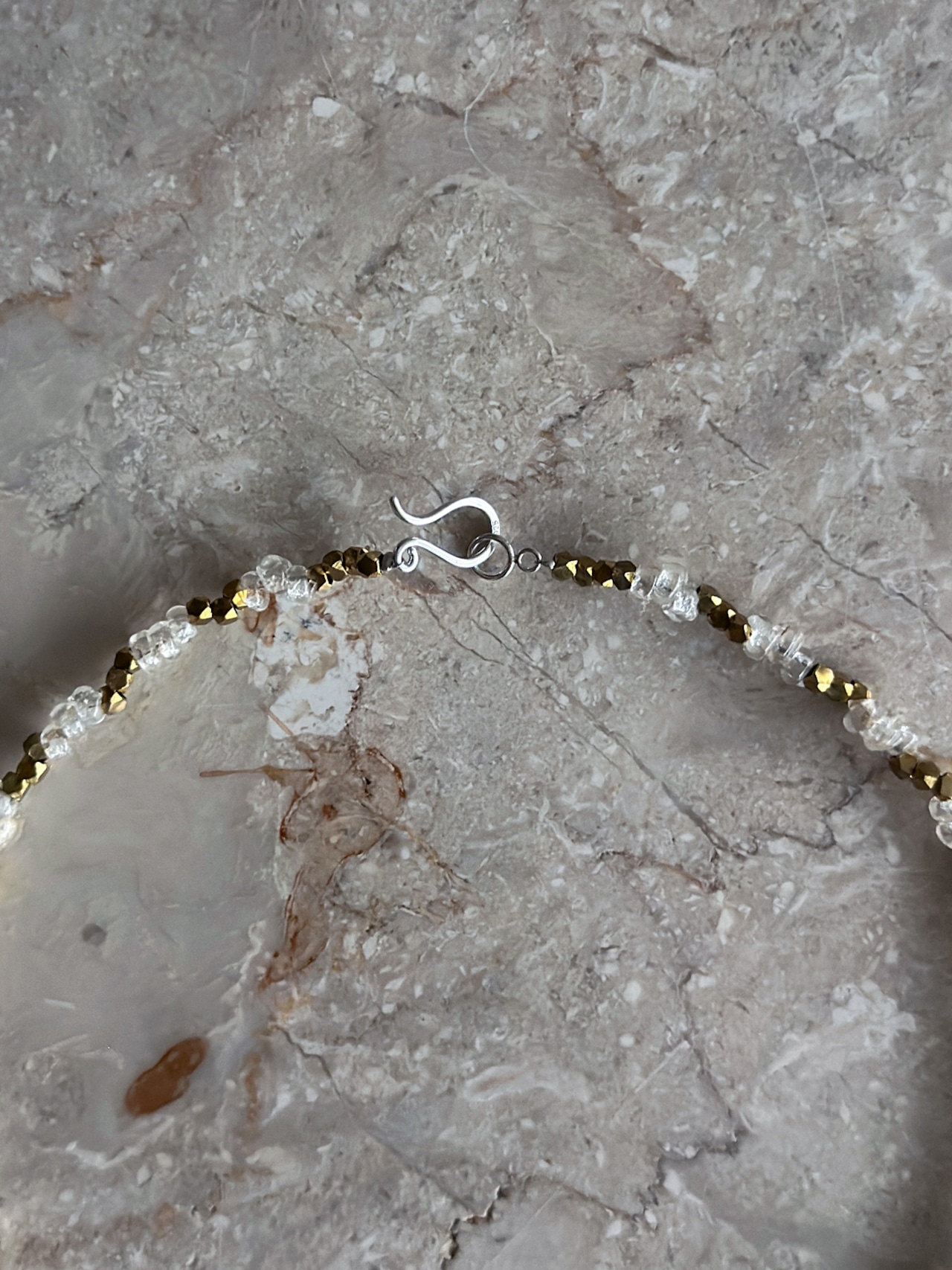 333 original/Karen tribe vintage brass beads & vintage grass beads necklace