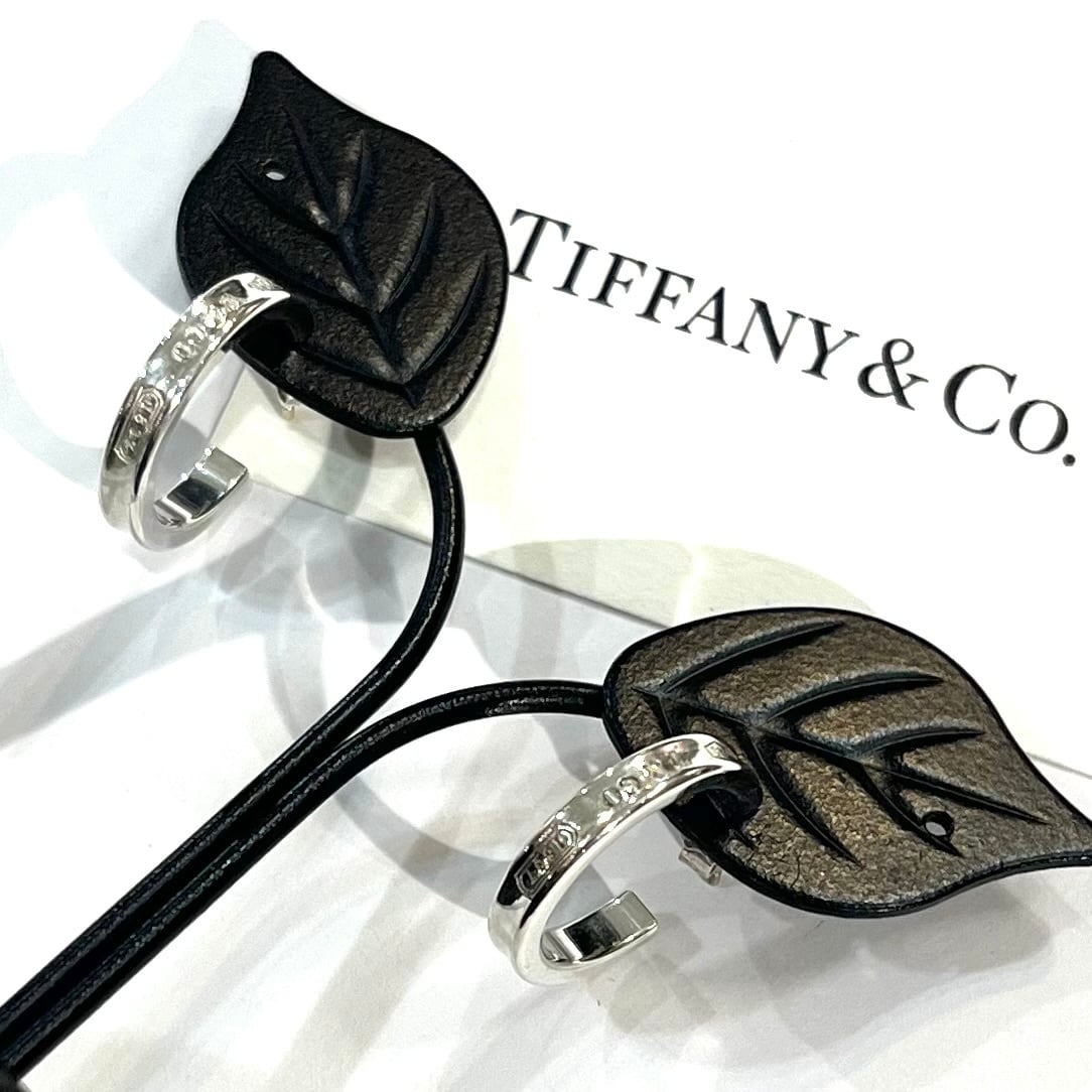 Antique TIFFANY 1990年代 キルティングハートsv925ピアス 希少【TIFFANY&CO.】【ピアス】2656 T&CO SV925／1997刻印／華奢