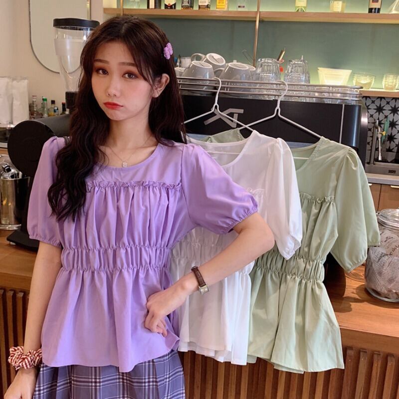 シャツ サマーシフォン 大人ガーリー スウィート キュート カジュアル 夏物 YY-ファッション55460048626