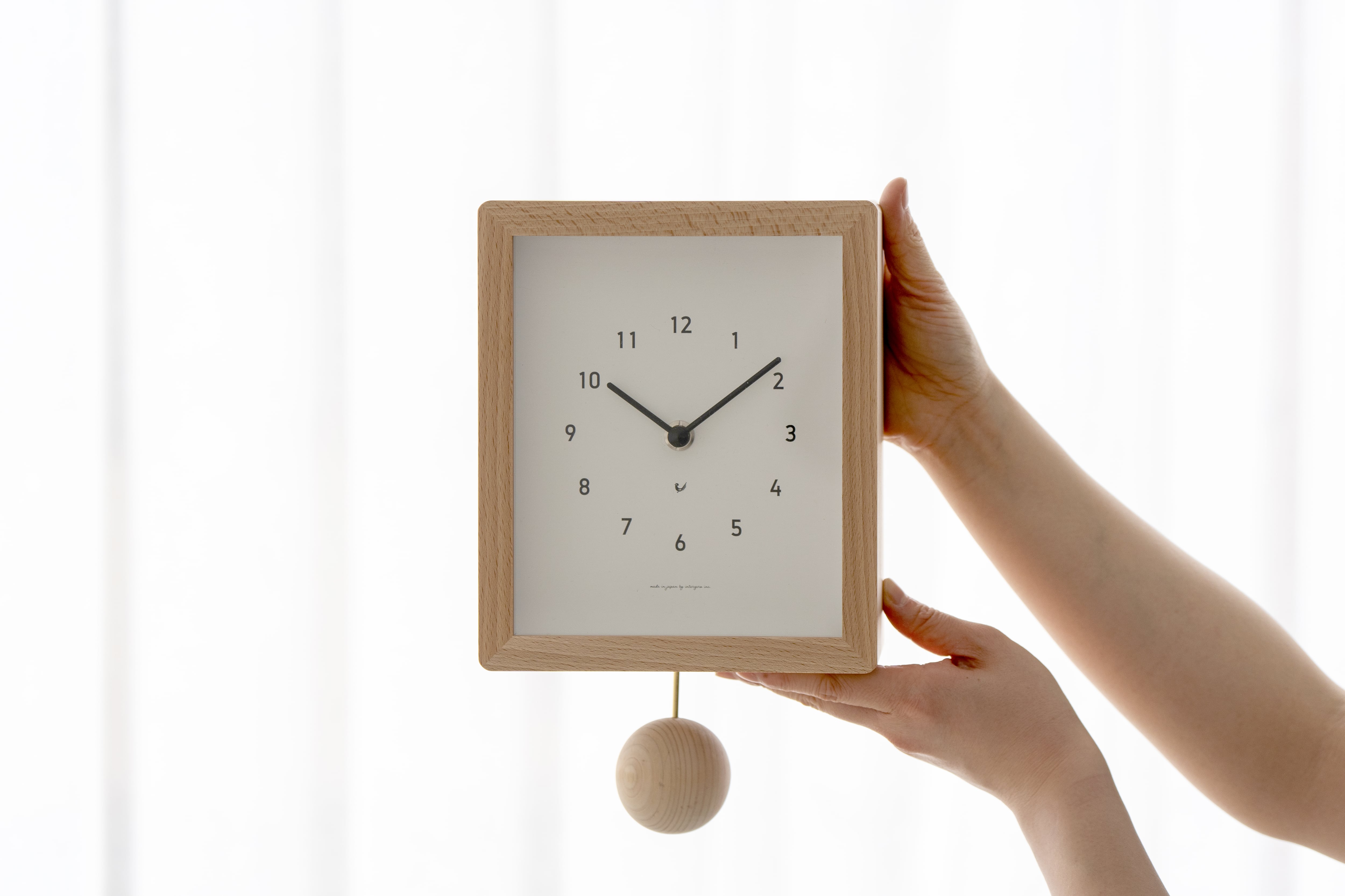 インターゼロ CHAMBRE シャンブル 電波掛け時計　日本製 インターゼロ CHAMBRE シャンブル 電波掛け時計日本製