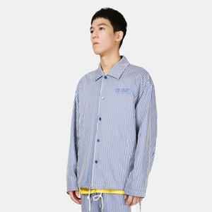 SALE 送料無料【HIPANDA ハイパンダ】男女兼用 ブルゾン UNISEX HIPANDA BLOUSON / WHITE & BLUE