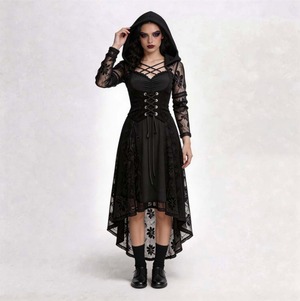 ダーク・エンチャントメント　魔女のレースフーディードレス　M26175