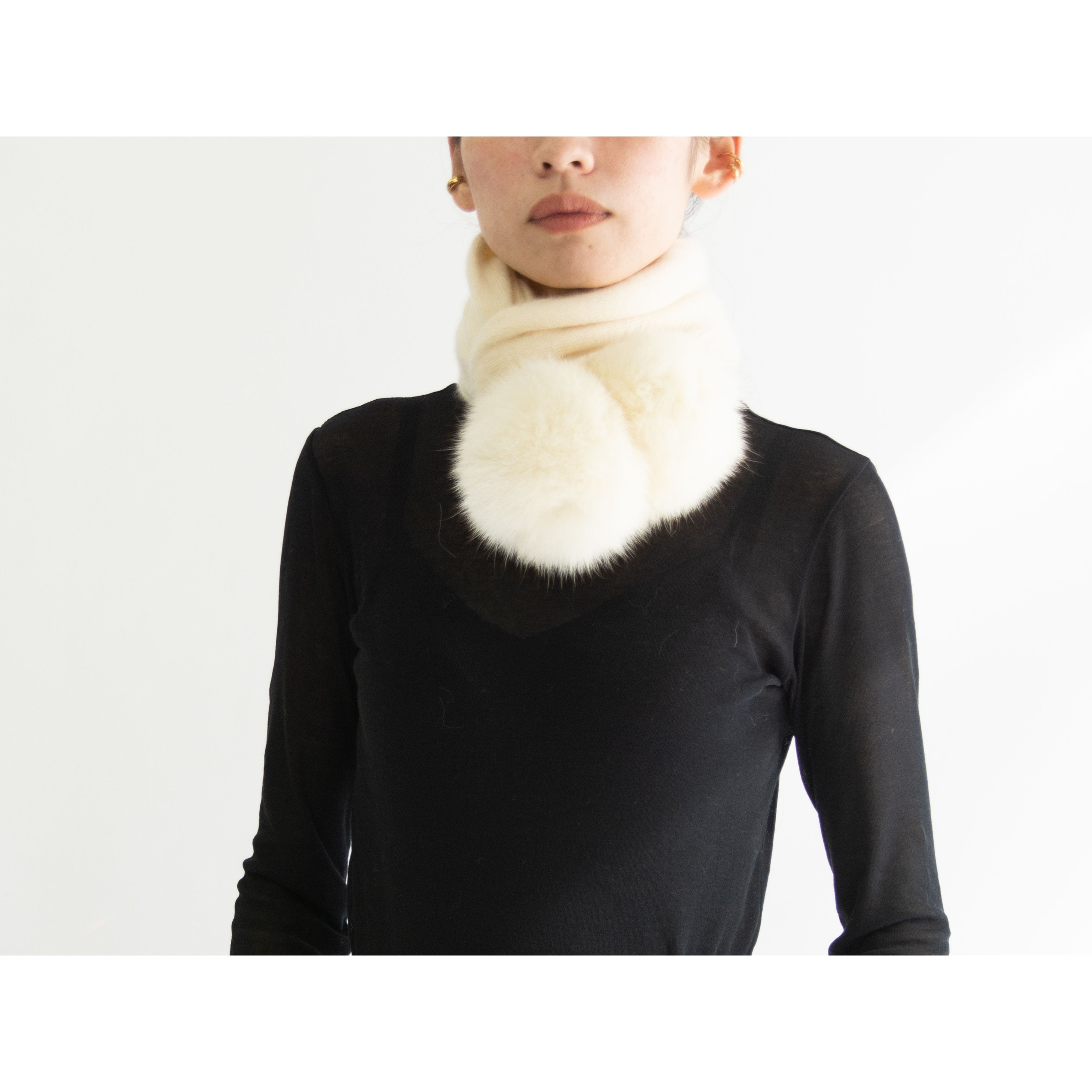 FOXEY】Made in Japan 100% Cashmere Scarf（フォクシー 日本製 ファー ...