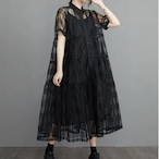 Patchwork Gathered Two-Piece Set (ME456)