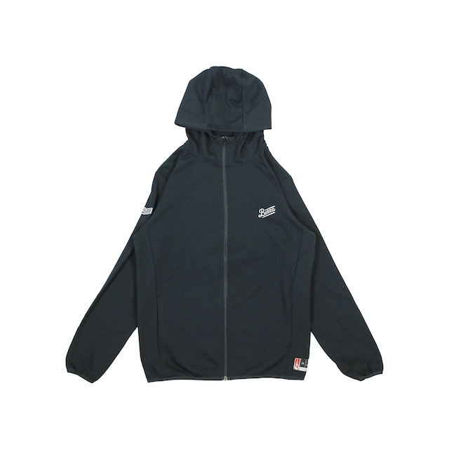 LOGO ZipUp Hooded Jersey 24' [BLACK]