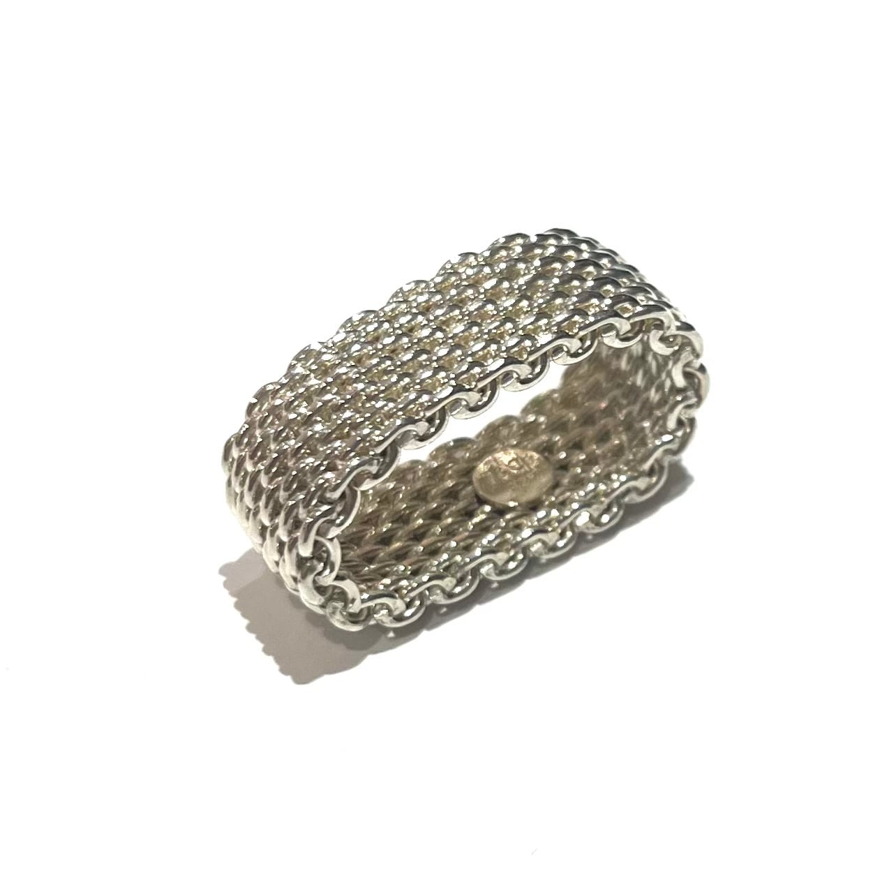 希少【TIFFANY＆CO】2479【14.5号】ティファニーサマセットメッシュ