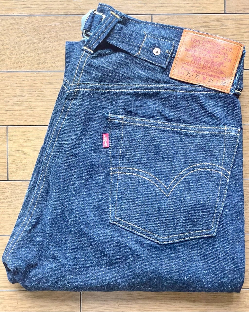 1997年 アメリカ製 Levi's 201XX 赤耳 バレンシア工場製 W32 ユーズド ...