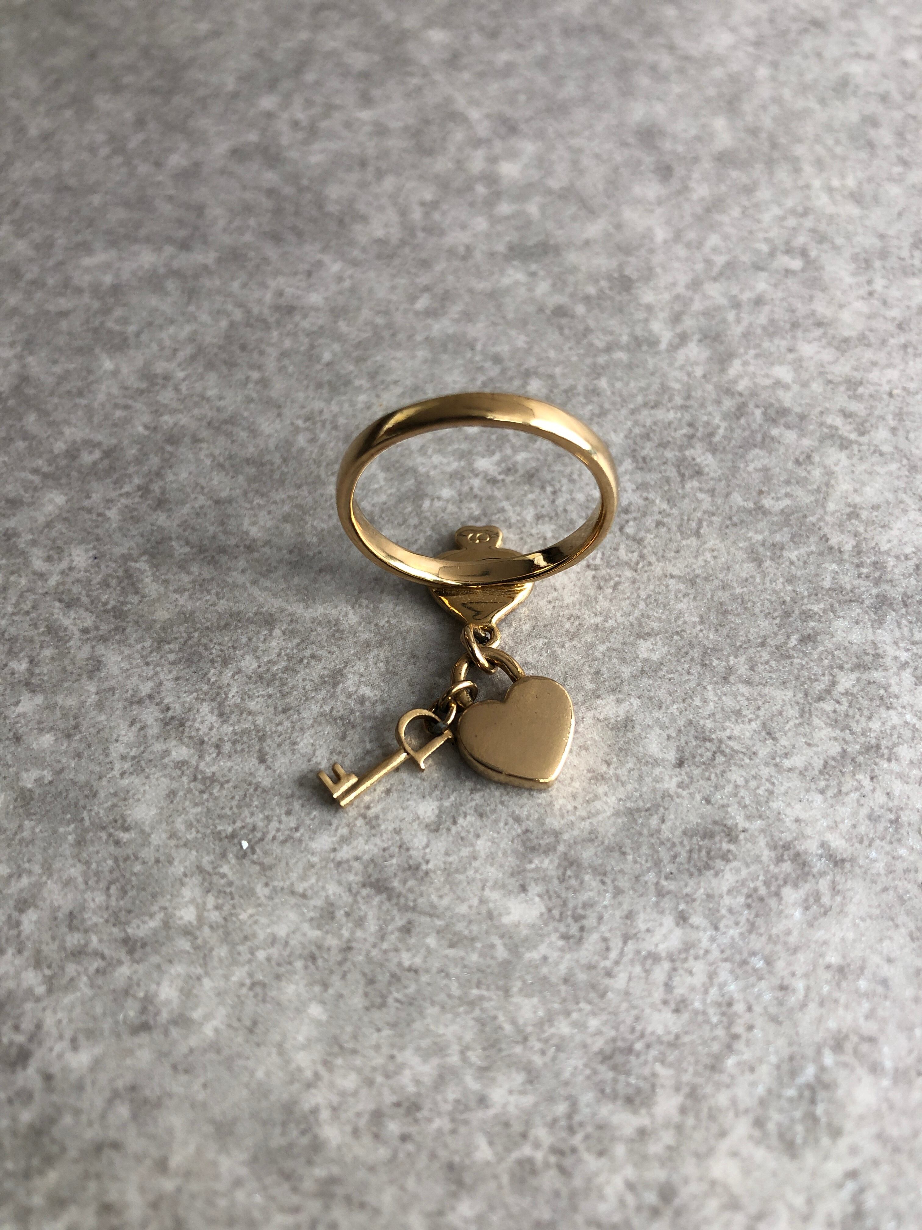 Christian Dior クリスチャン ディオール 指輪 ゴールド ハート リング