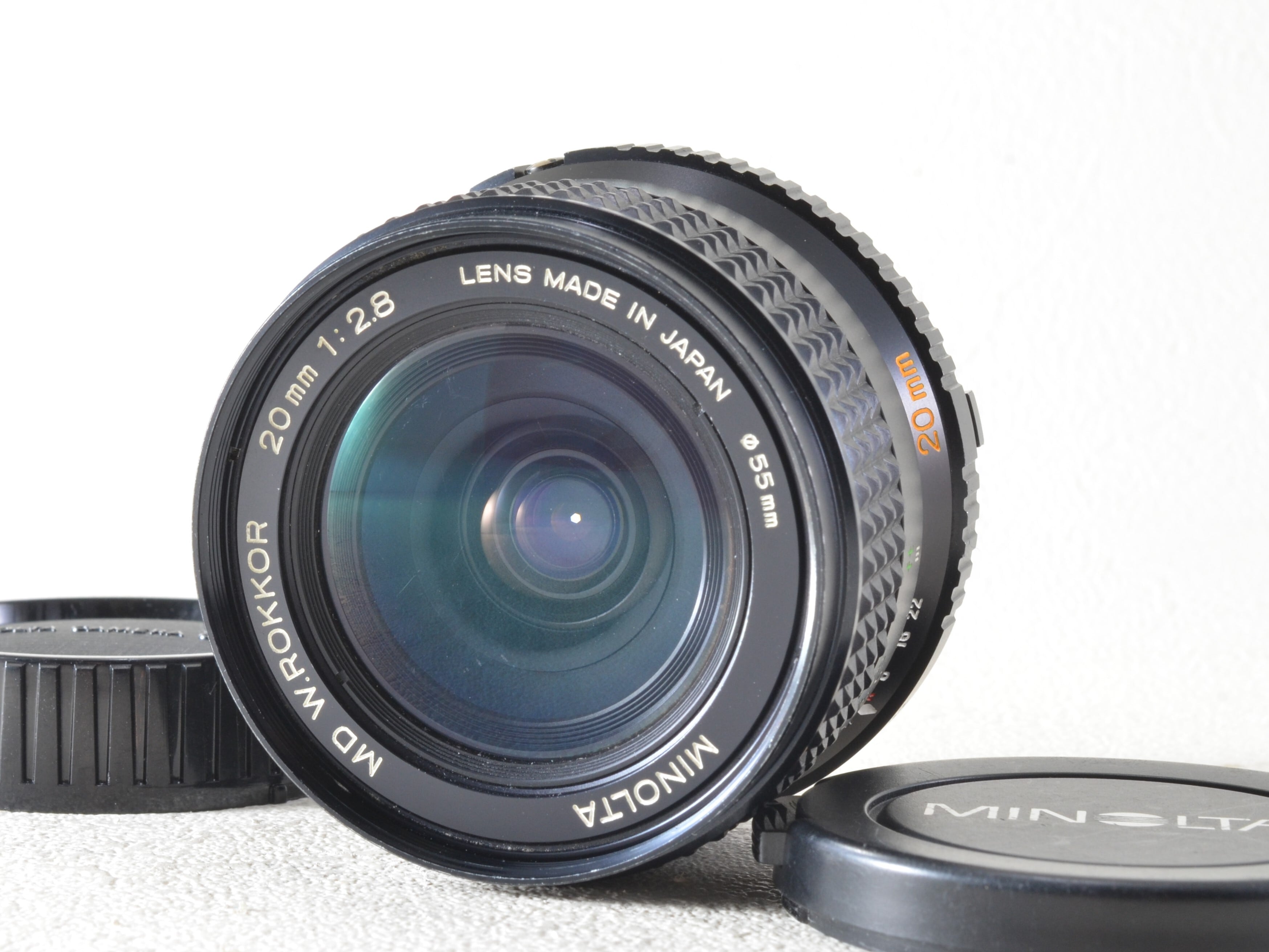 広角で新しい世界へ】MINOLTA MD W.ROKKOR 20mm F2.8 ミノルタ 広角で新しい世界へ】MINOLTA MD W.ROKKOR 20mm F2.8 ミノルタ