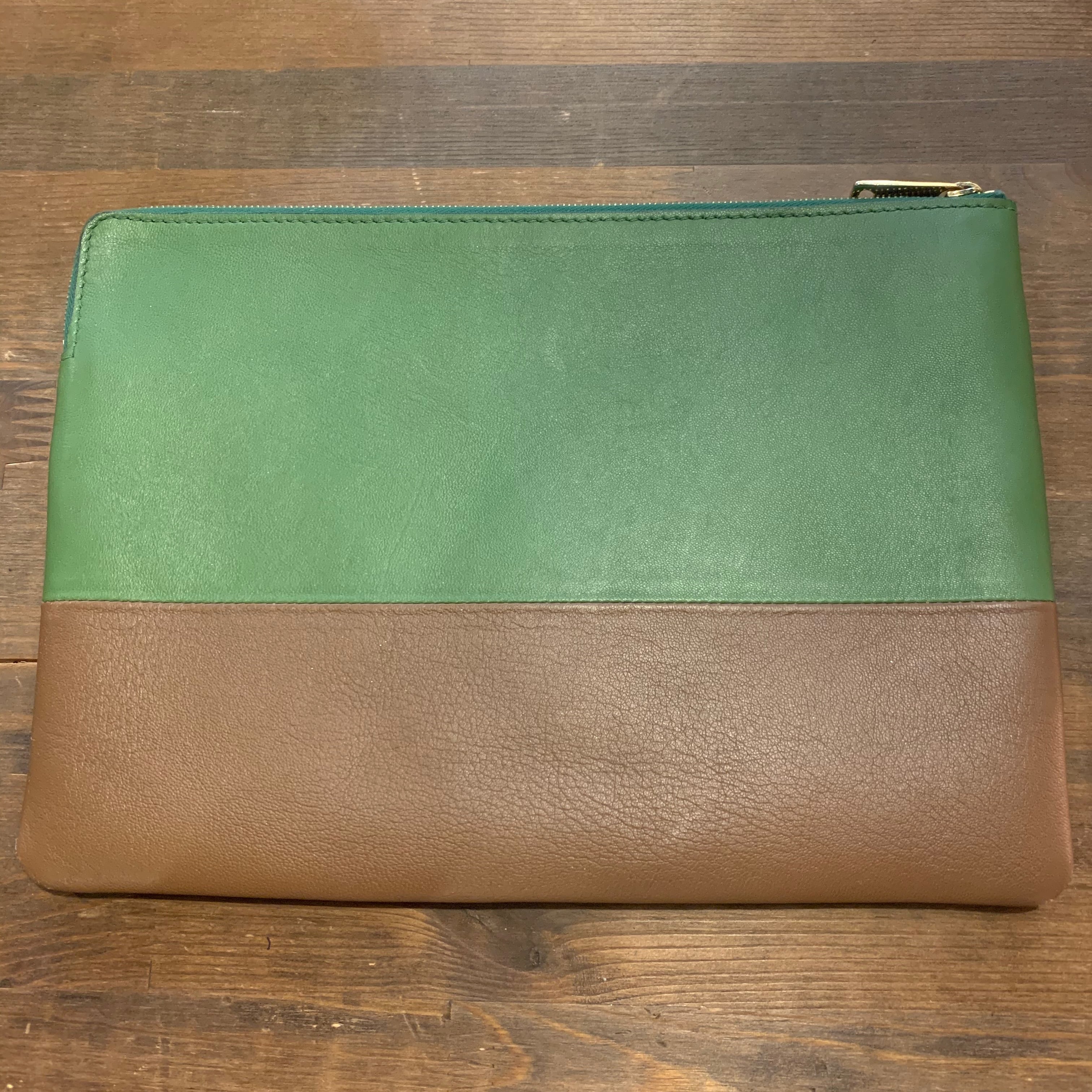 CELINE Clutch pouch セリーヌ クラッチポーチ バッグ バイカラー ...