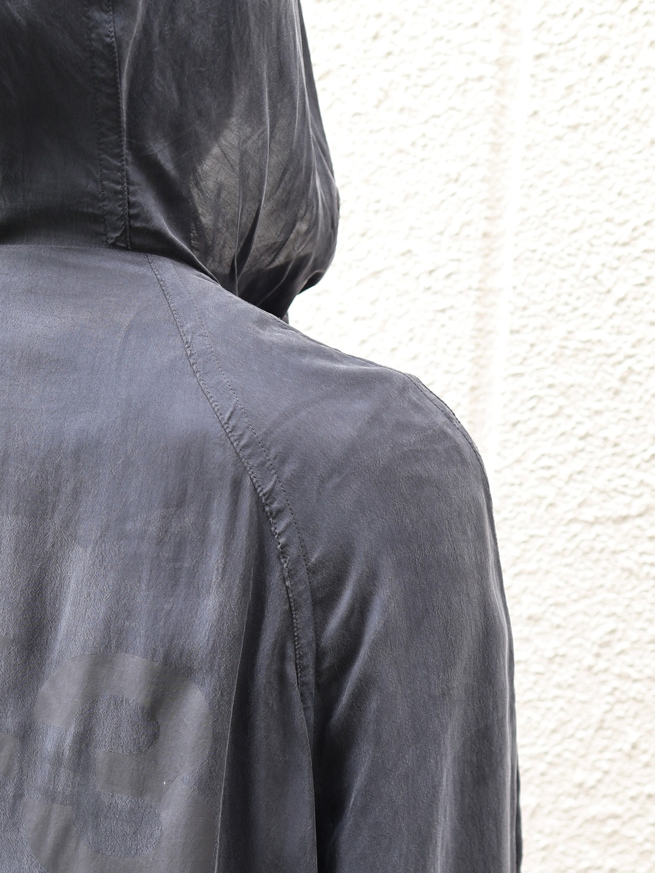 【y-3】raglan cupro hoodie