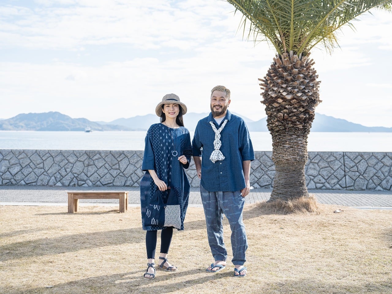 25春夏カタログP12】PTK06 パンツ 備後絣 | カスリラ オンラインショップ