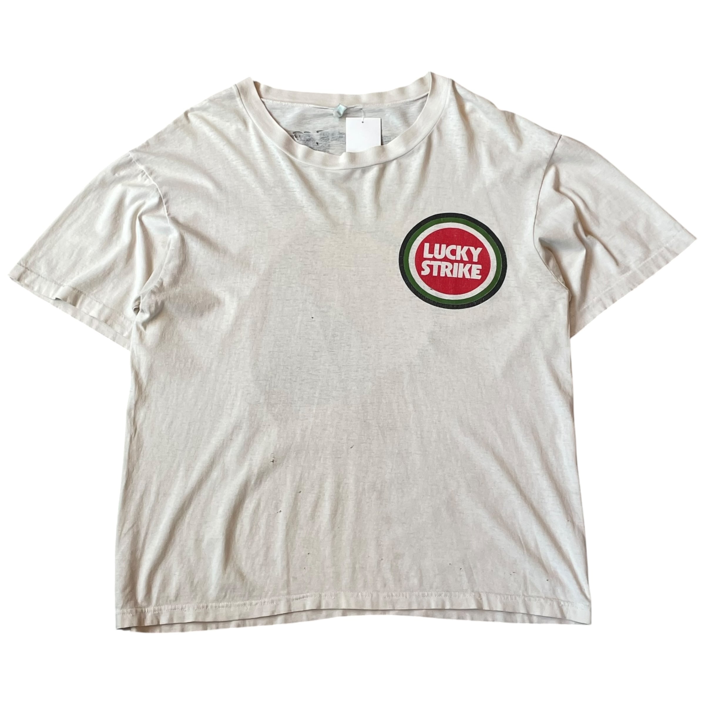 90s LUCKY STRIKE logo T-shirt | What'z up
