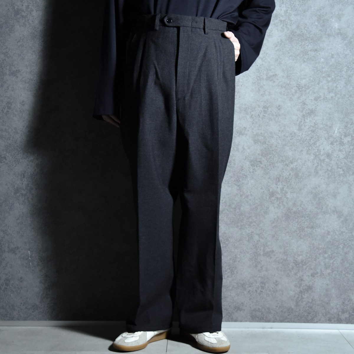 90s archive バレンシアガ BALENCIAGA 2タック ワイド テーパード 