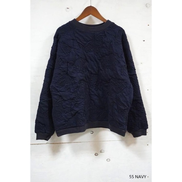 YARRA (ヤラ) ミニ裏毛切替ラウンドプルオーバー【日本製】YR-1541-224