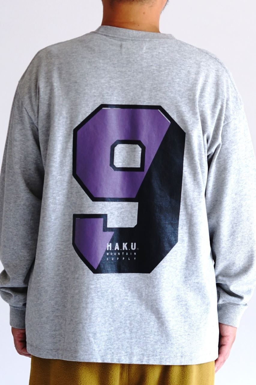 HKT608 【89】LOGO LONGSLEEVE T-SHIRT | H.A.K.U MOUNTAIN SUPPLY