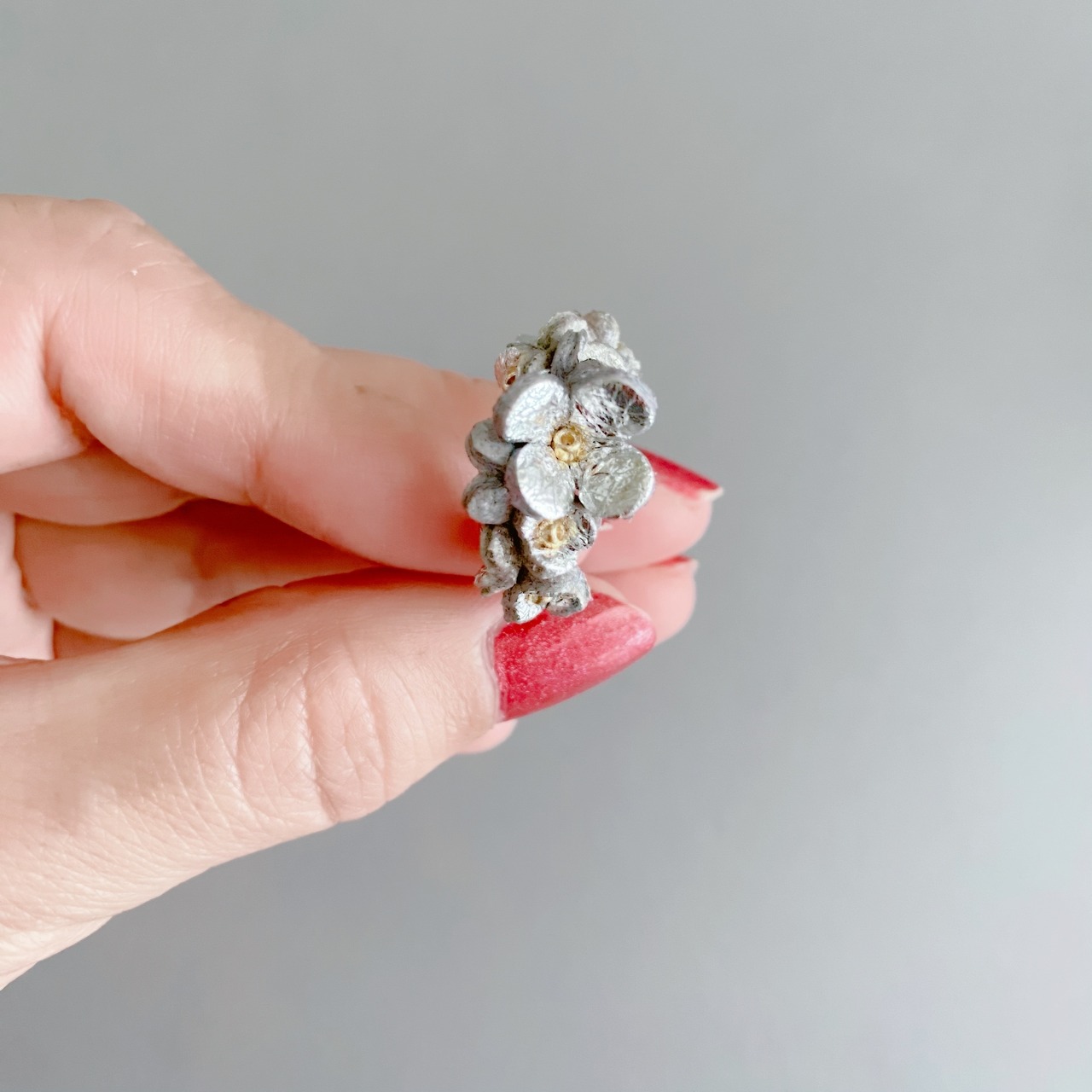 【手作りキット】シルバーアイビーリング - 3