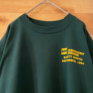 【FRUIT OF THE LOOM】90s ワンポイント USA製 Tシャツ グッドカラー アメリカ古着