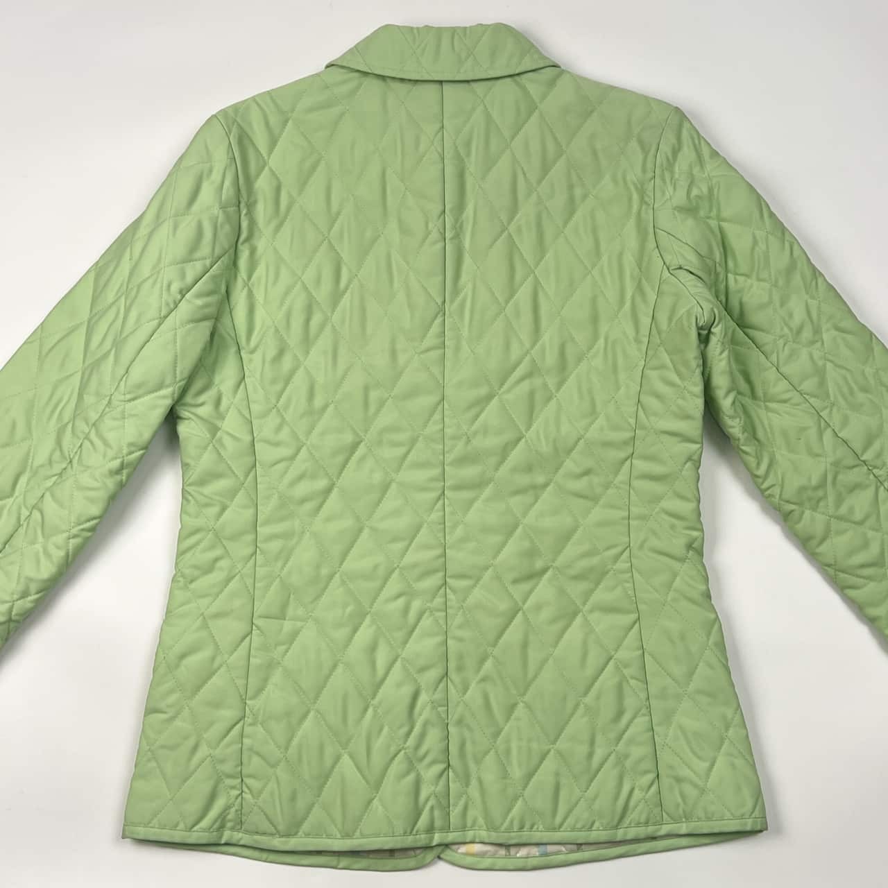 Brooks Brothers ブルックスブラザーズ 裏チェック 中綿 キルティング ジャケット 2/ミントグリーン レディース