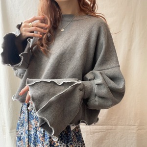 Remake flare sleeve sweat(elie)