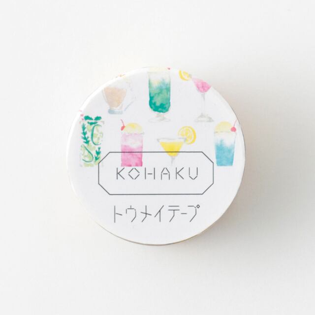 グリーンフラッシュ KOHAKU drink トウメイテープ 20mmクリアテープ GF02