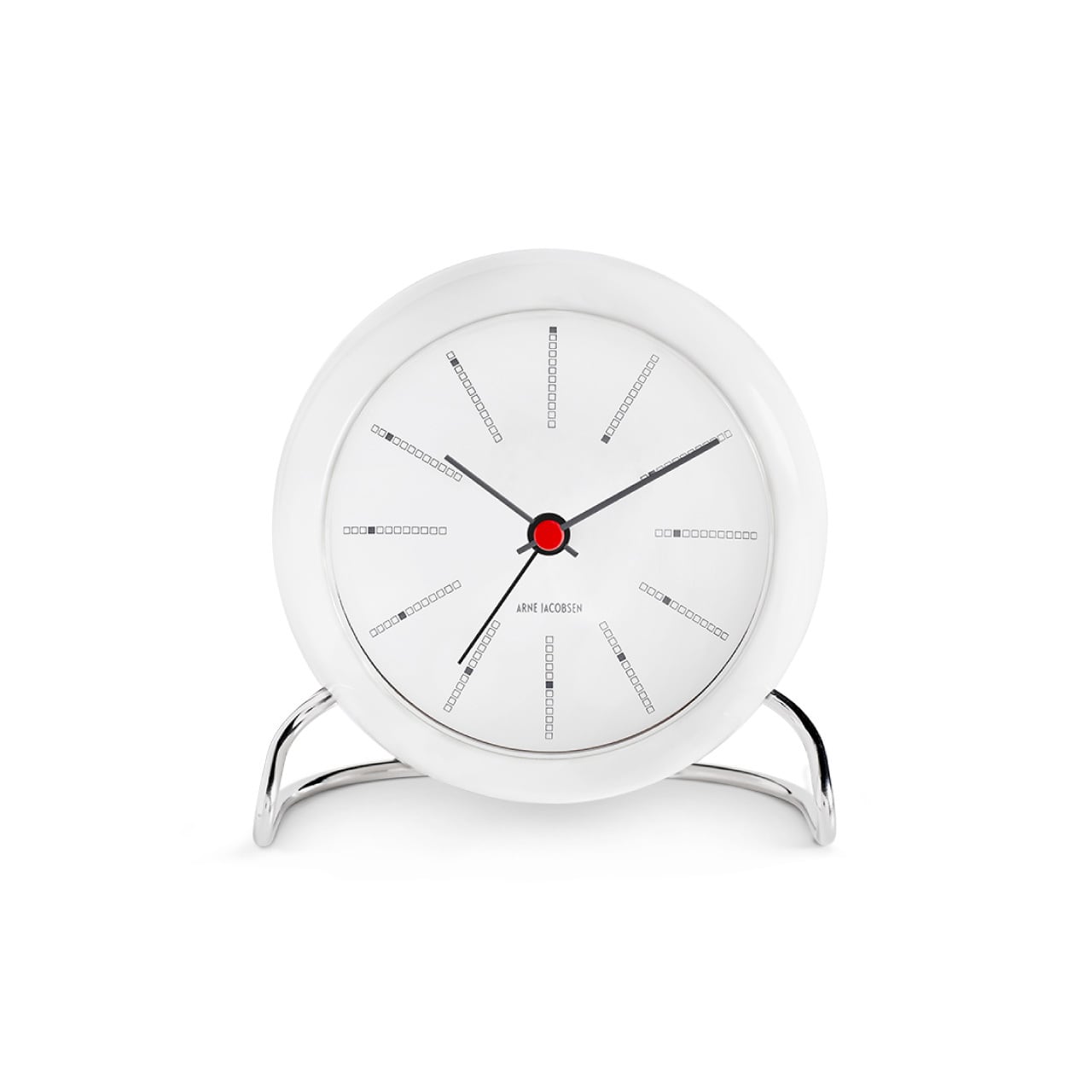 Table Clock / BANKERS / White / Φ110mm / アラーム / スヌーズ / LED