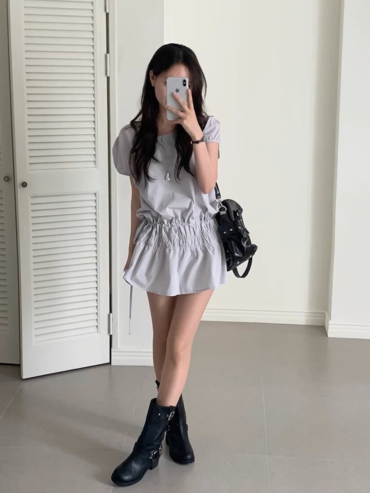 ギャザーチュニック D1382