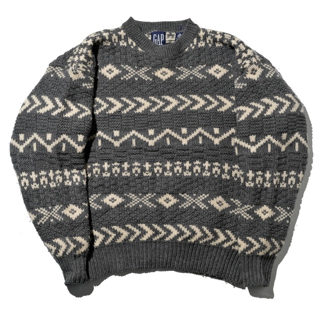 90's OLD GAP wool knit sweater [M]