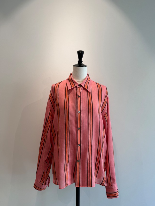 jonnlynx/JL226-SH865 striped shirt(BLACK)