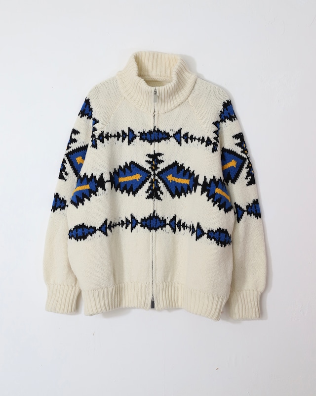 Bicolor Half Zip Sweater/バイカラーハーフジップセーター