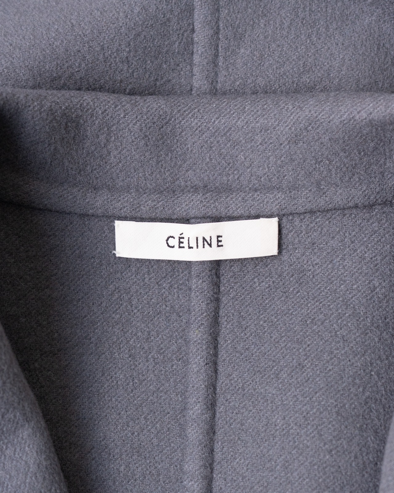 〈CÉLINE by phoebe philo〉Egg Crombie Coat