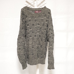Cotton Knit Sweater Monochrome