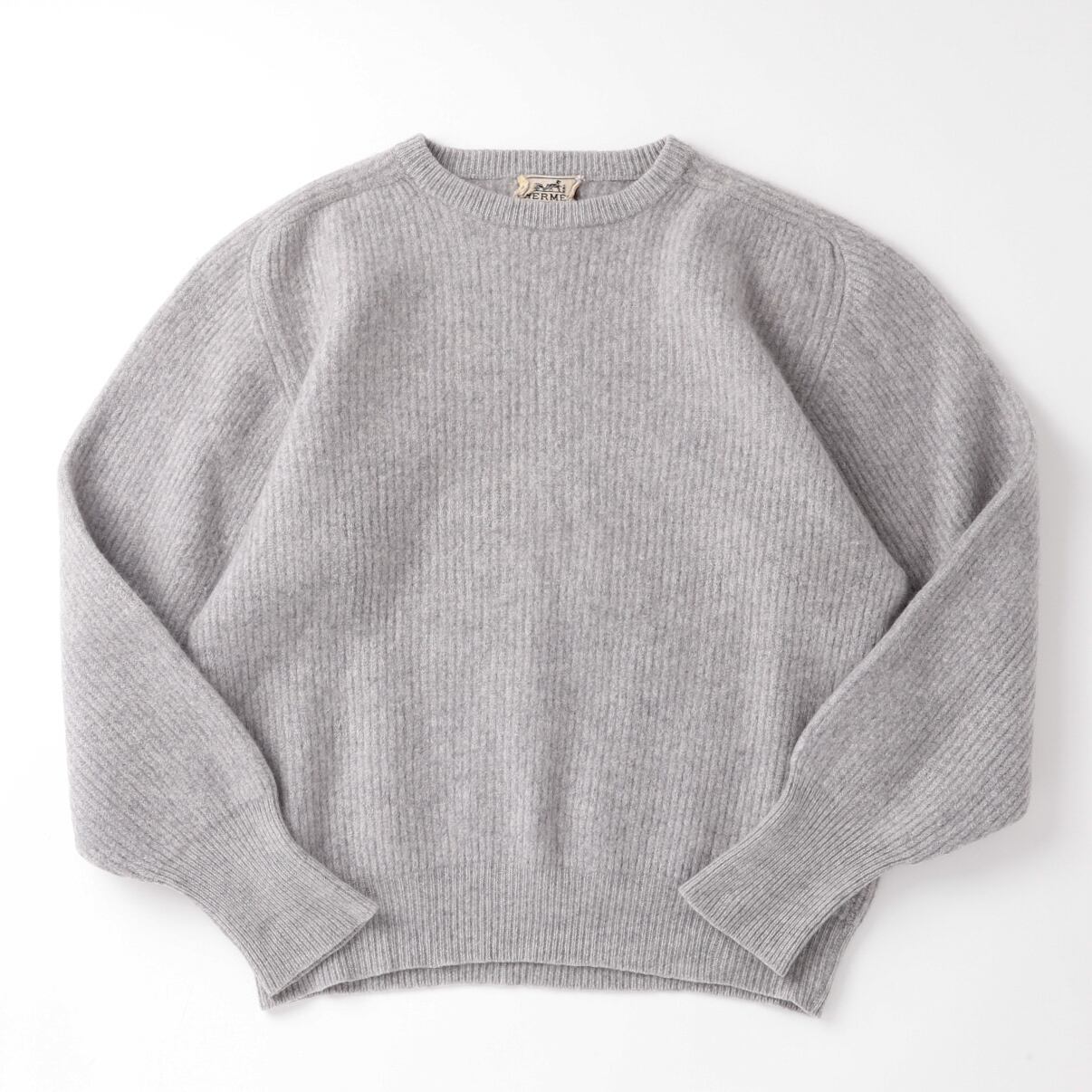 極美品】Hermes cashmere Knit sweater made in Great Britain（UK
