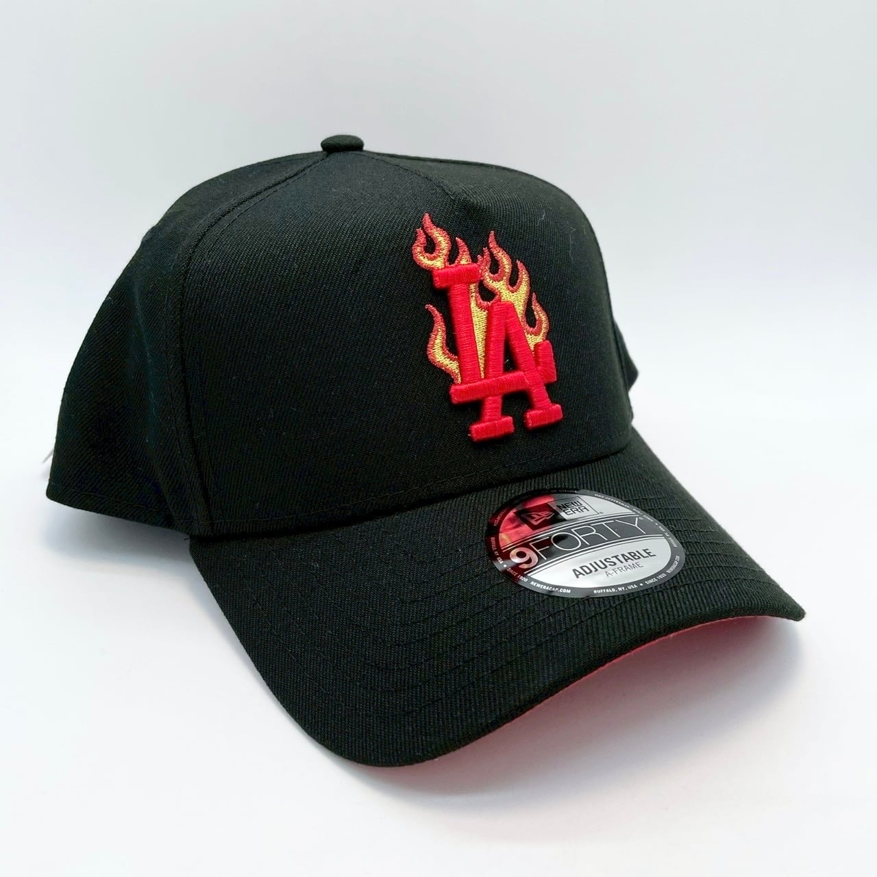 NEW ERA 9FORTY / 940 A-Frame Los Angeles Dodgers Black FIRE PATERN