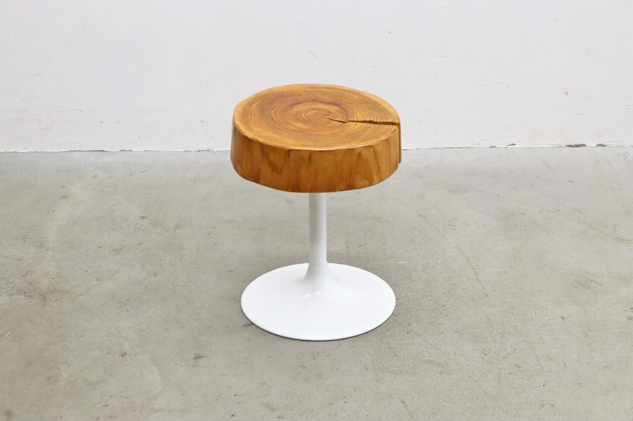 天然木 切り株 広い スツール ディスプレイ台 ヴィンテージ プリミティブ 