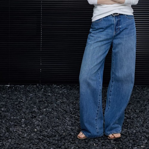 ワイドストレートデニムパンツ ・20782