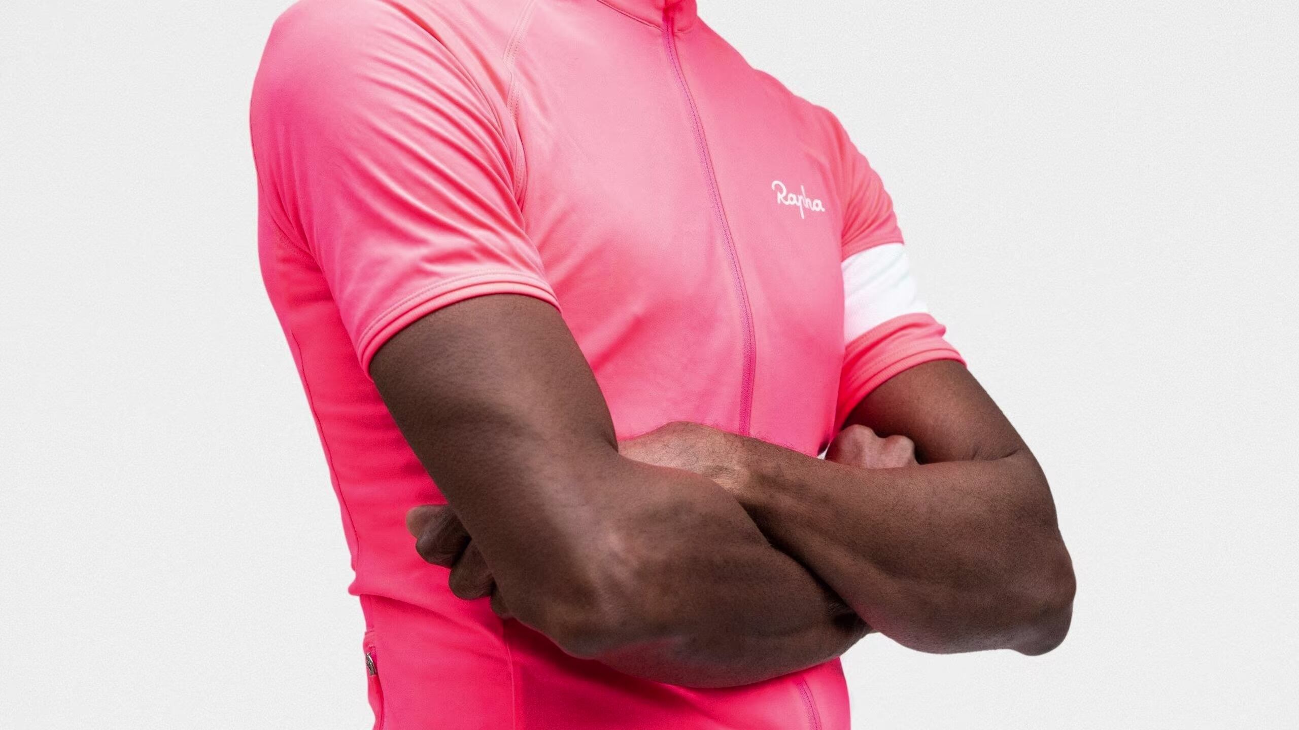 RAPHA MENS CORE JERSEY HIGH-VIS PINK