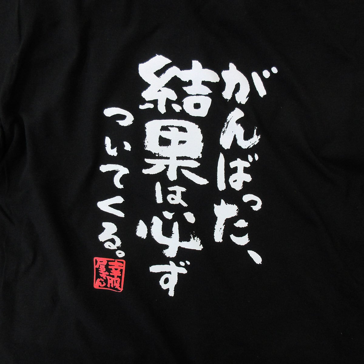 がんばった、結果は必ずついてくる ka500-19 合格祈願 Tシャツ 受験対策 試験対策 願掛け お守り